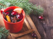 Bio-Glühwein im Café Restaurant Blattwerk nahe dem Weihnachtsmarkt Bad Homburg